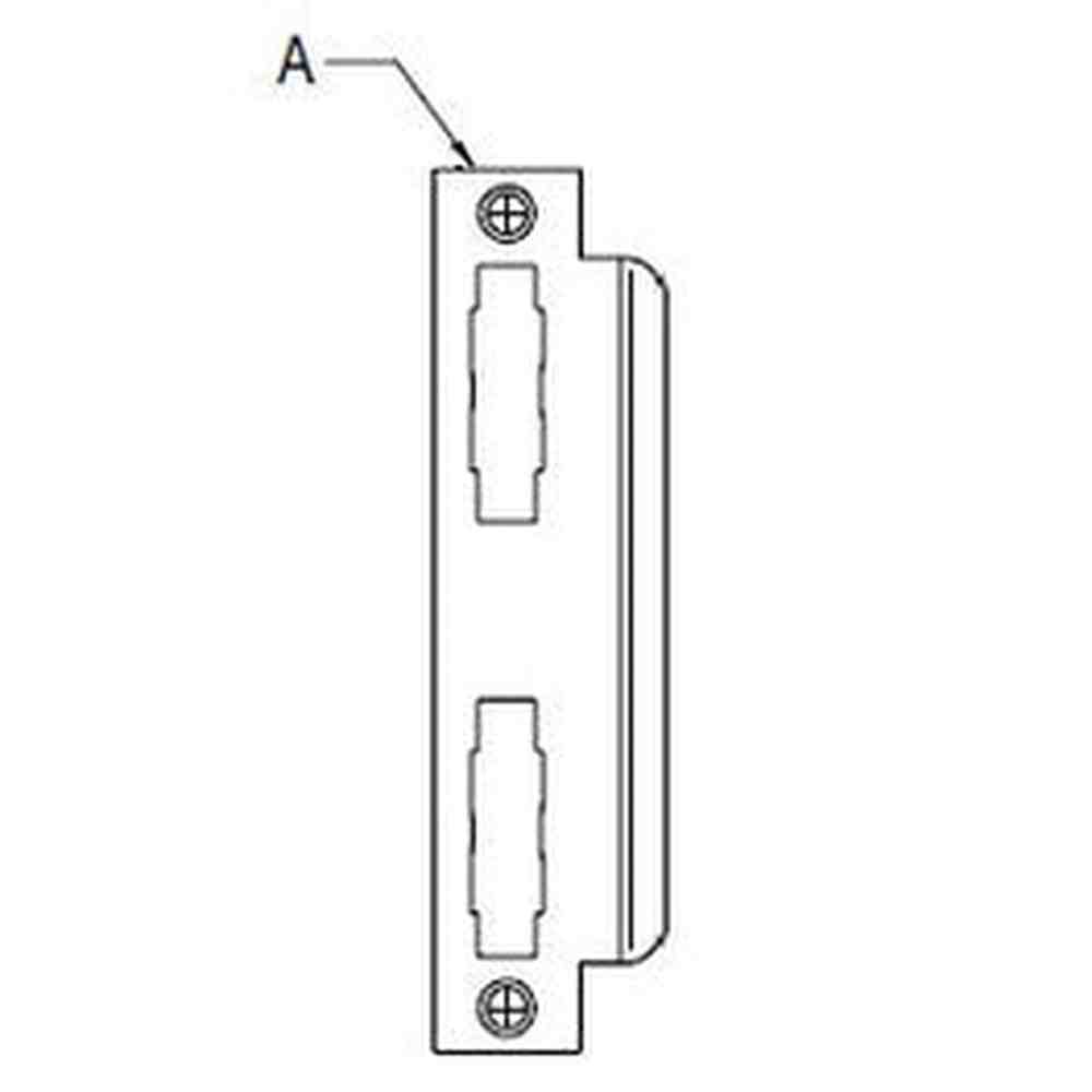 Salto ANSI strking plate to suit LE8P series locks