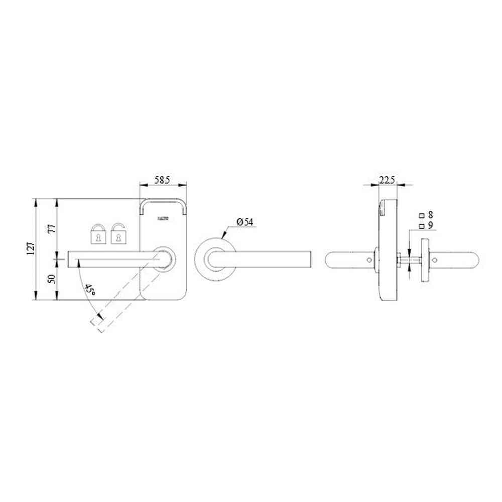 SALTO XS4 Mini Escutcheon EM150