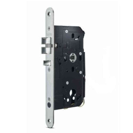 Salto LE7S nightlatch, 60mm backset, radius forend