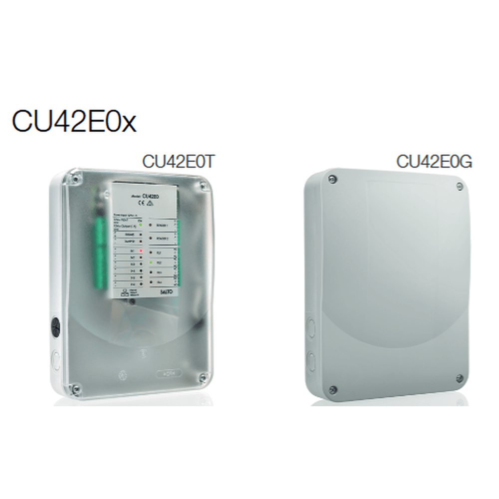 Salto XS4 2.0 ethernet door controller with housing, clear cover